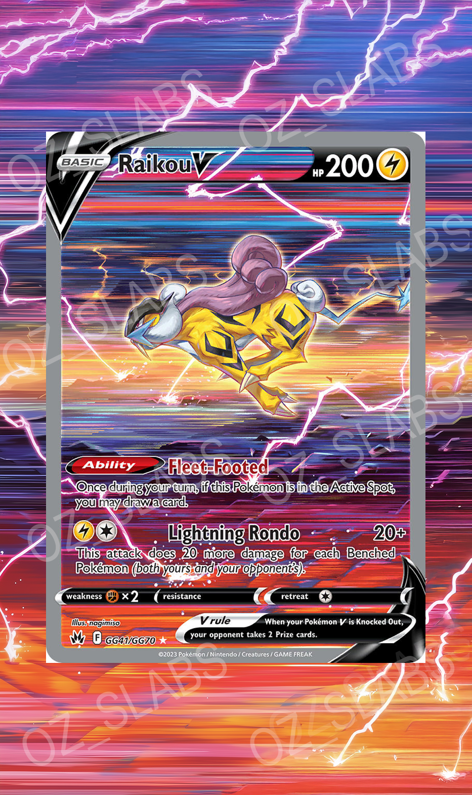 Raikou V extended art case
