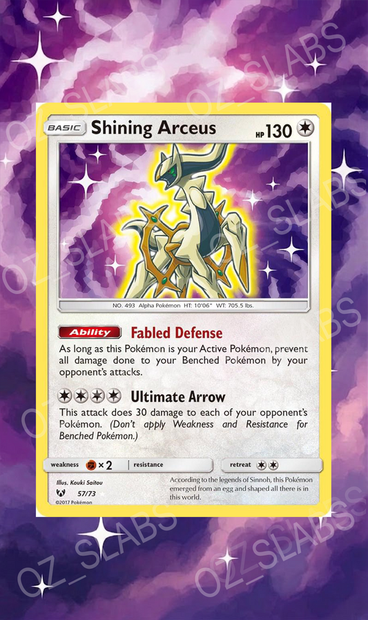 Shining Arceus extended art case