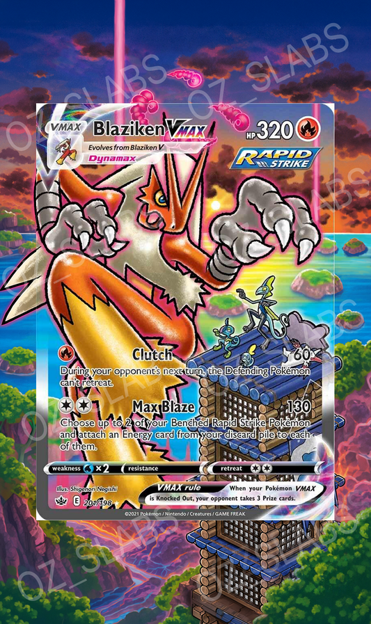 Blaziken VMAX extended art case
