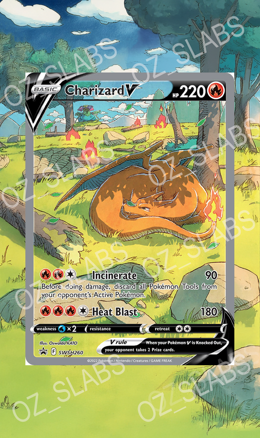 Charizard V extended art case