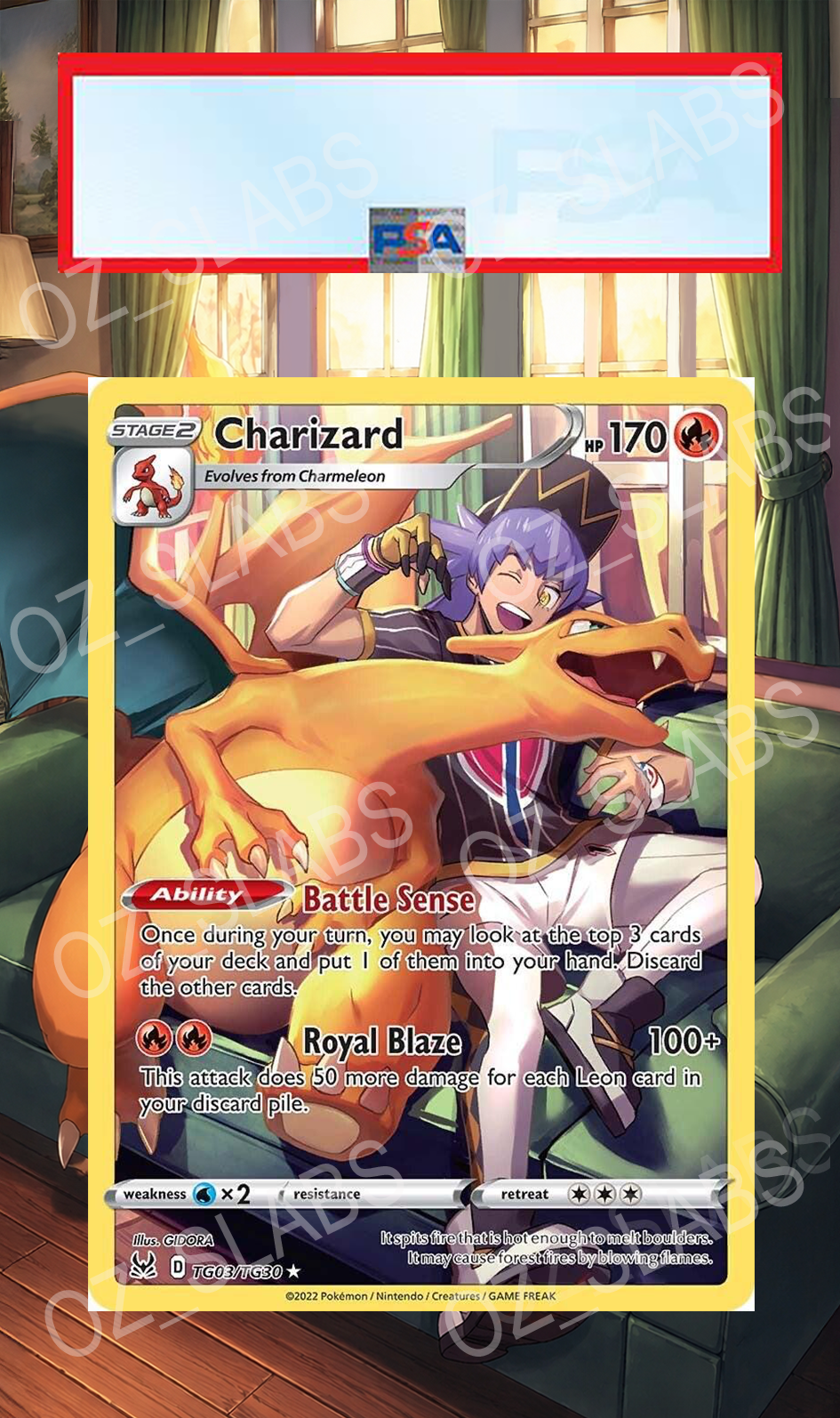 Charizard extended art case