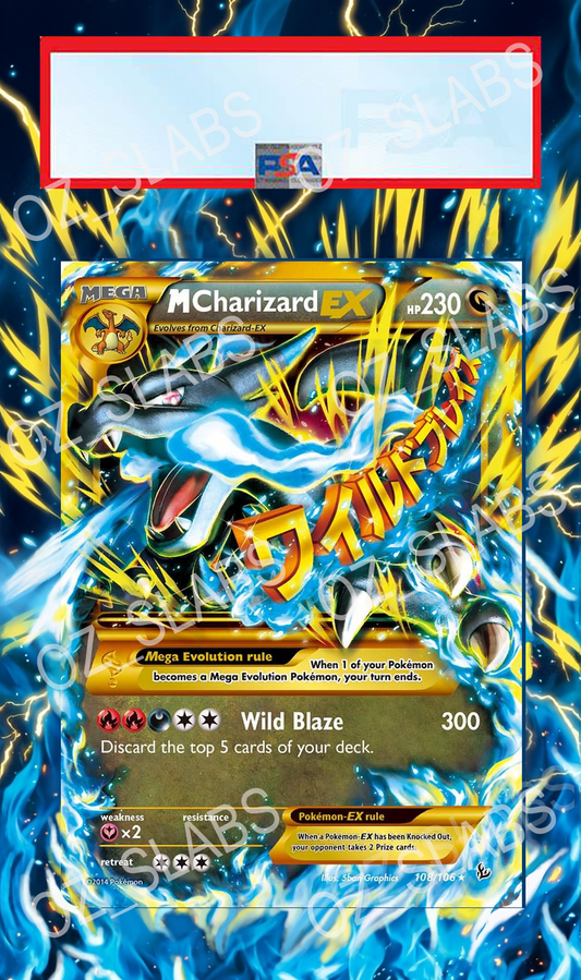 M Charizard EX extended art case