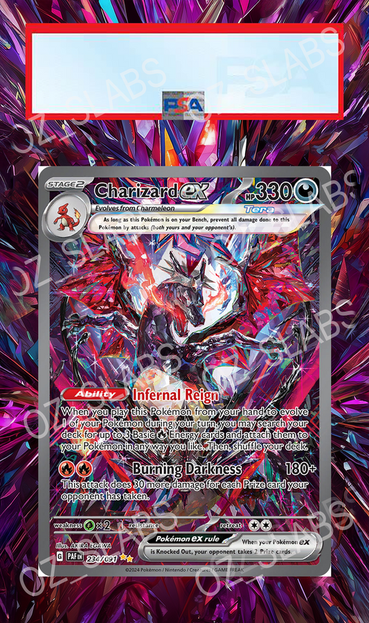 Charizard EX extended art case