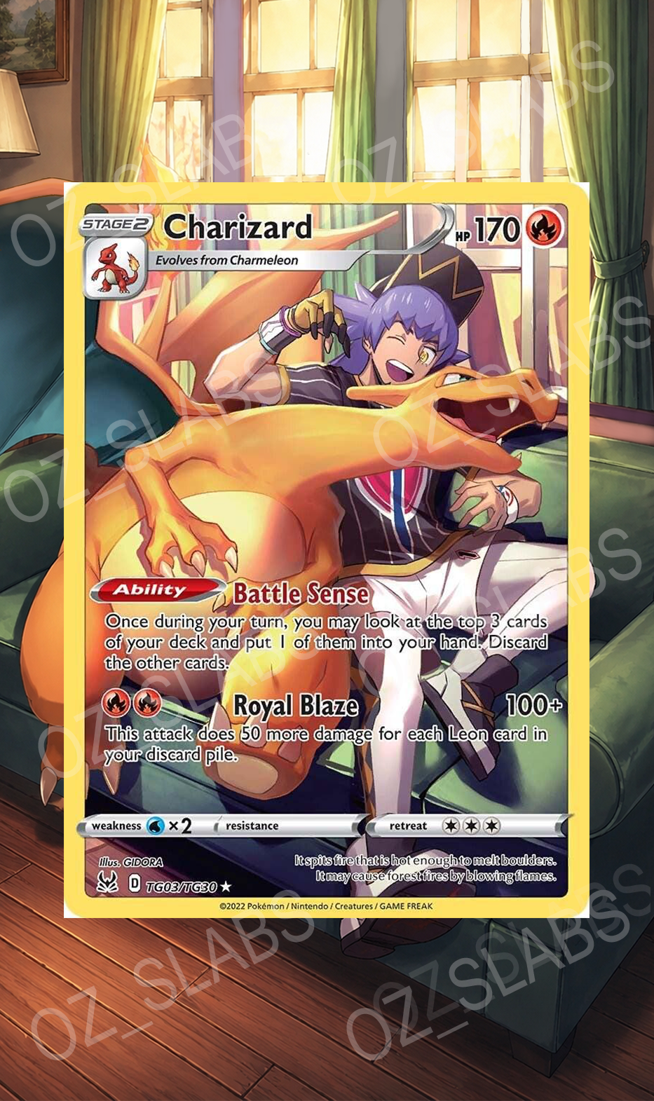 Charizard extended art case