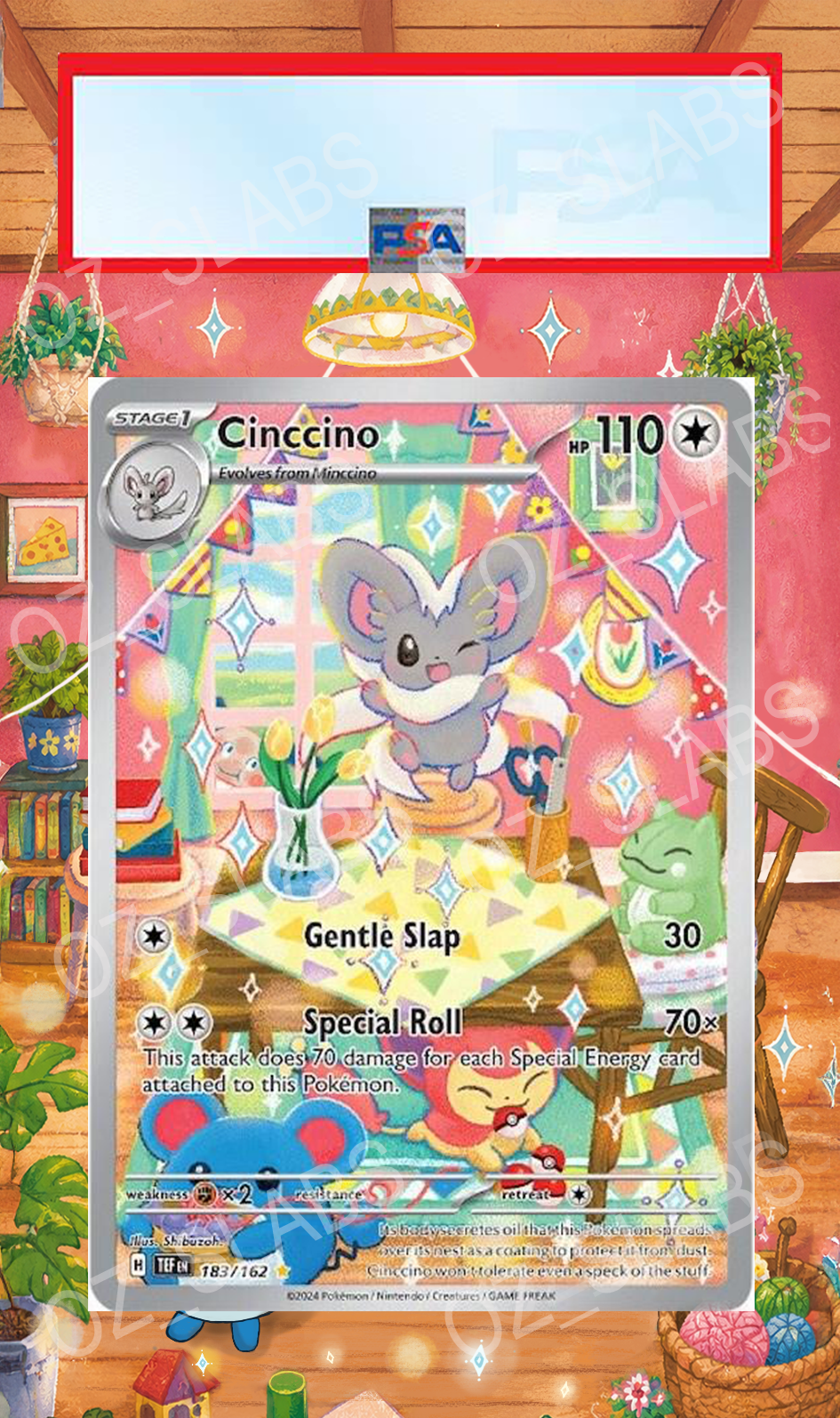 Cinccino extended art case