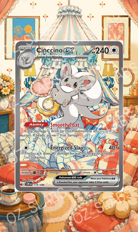 Cinccino EX extended art case
