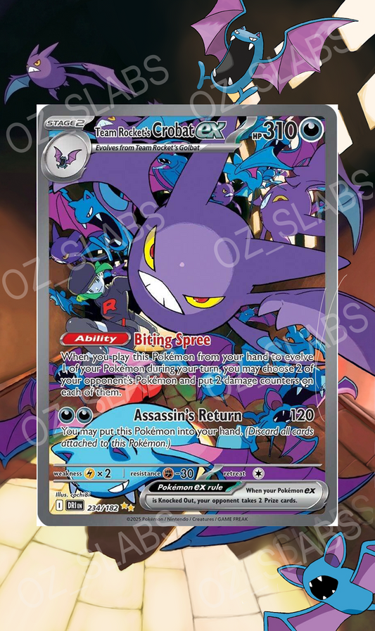 Team Rocket's Crobat extended art case