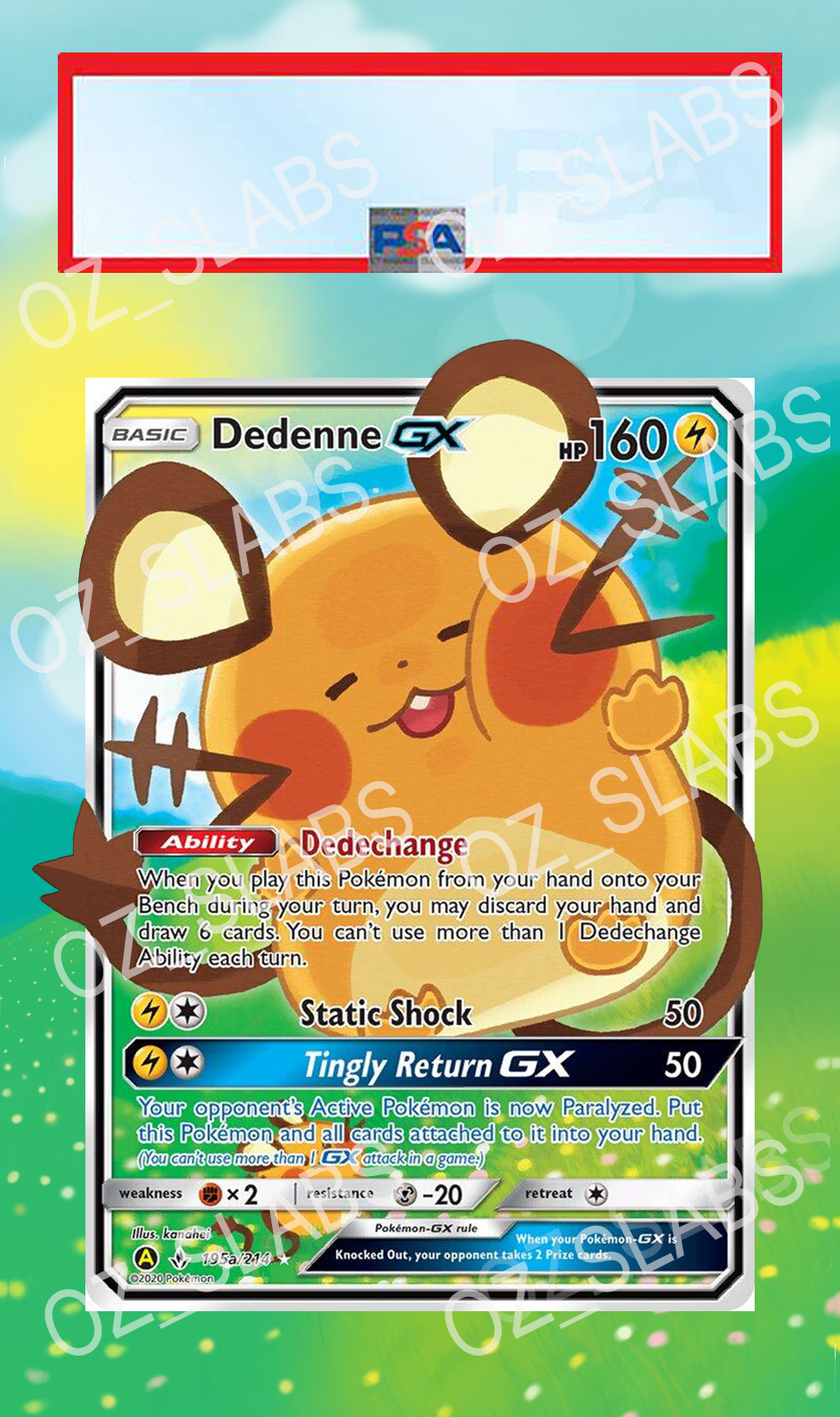 Dedenne GX extended art case