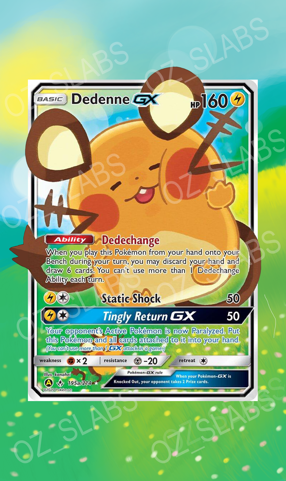 Dedenne GX extended art case