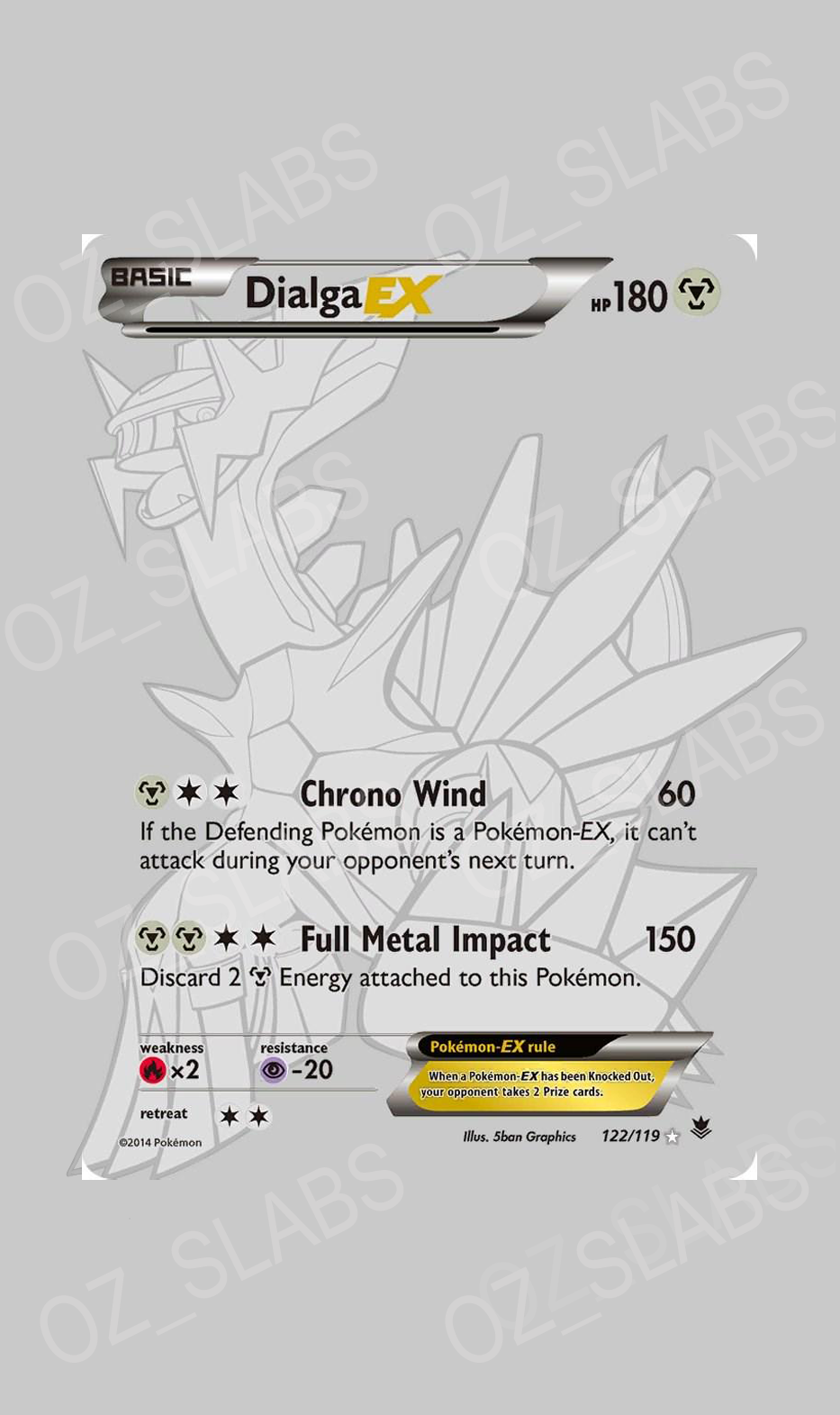 Dialga EX extended art case