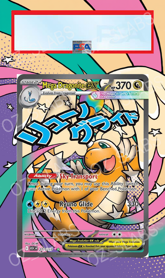 Mega Dragonite EX extended art case