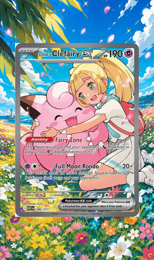 Lillie’s Clefairy extended art case