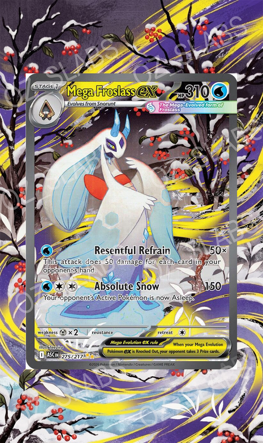 Mega Froslass EX extended art case