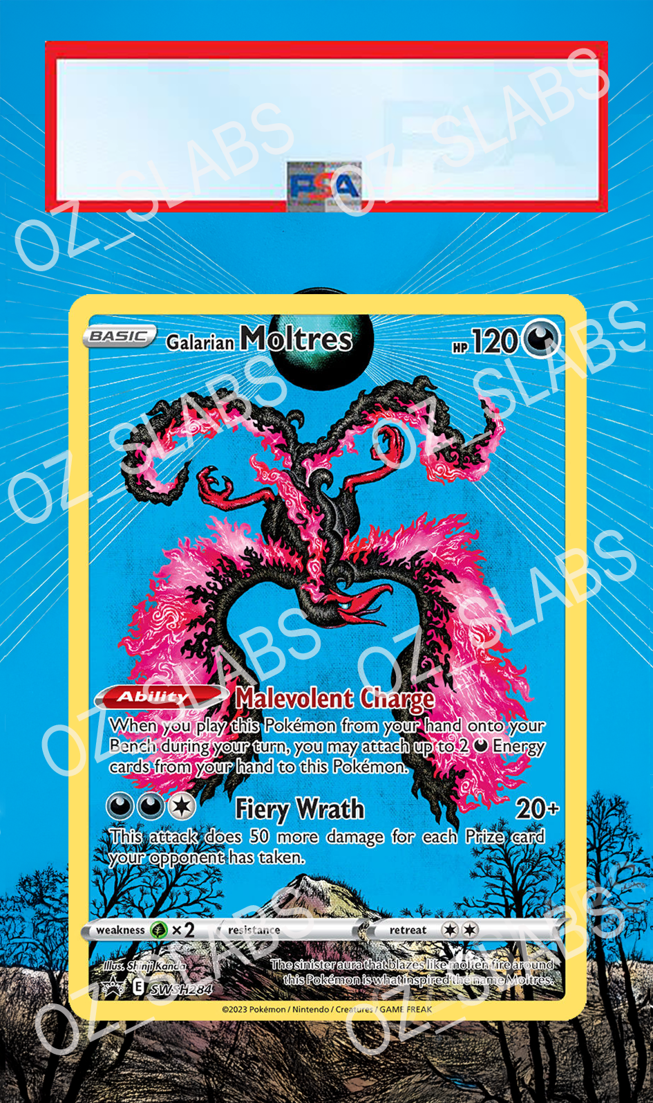 Galarian Moltres extended art case