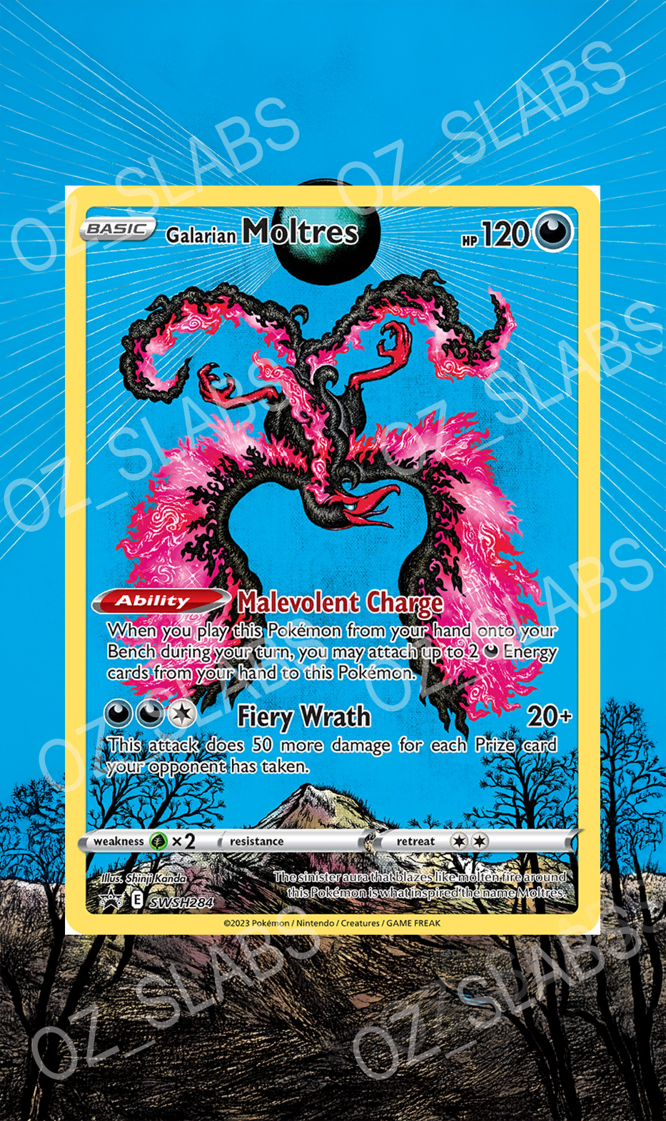 Galarian Moltres extended art case