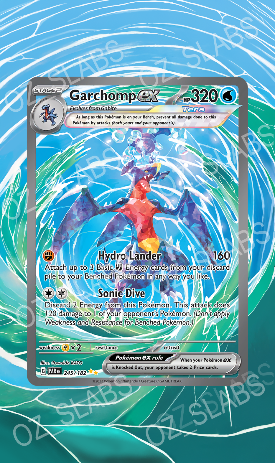 Garchomp EX extended art case
