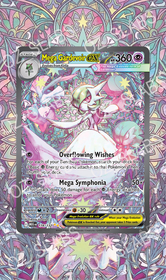Mega Gardevoir EX extended art case