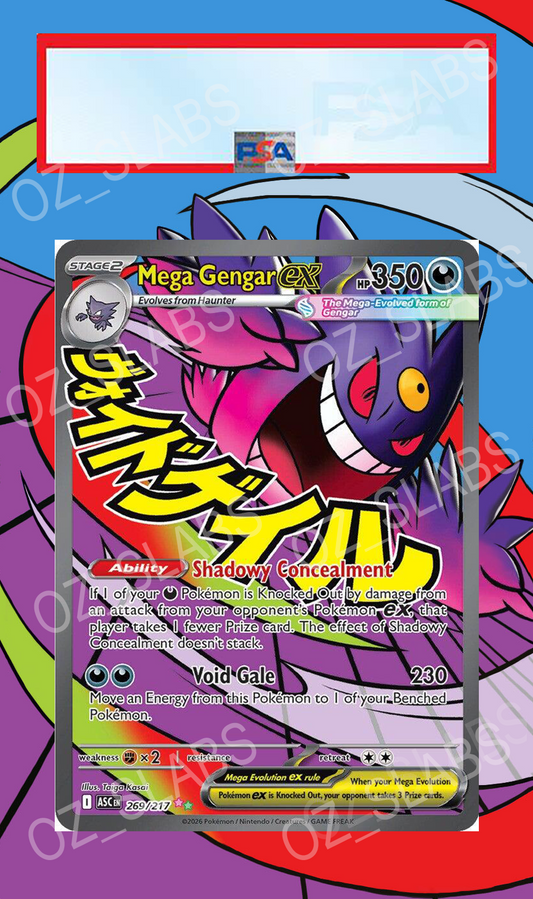Mega Gengar EX extended art case