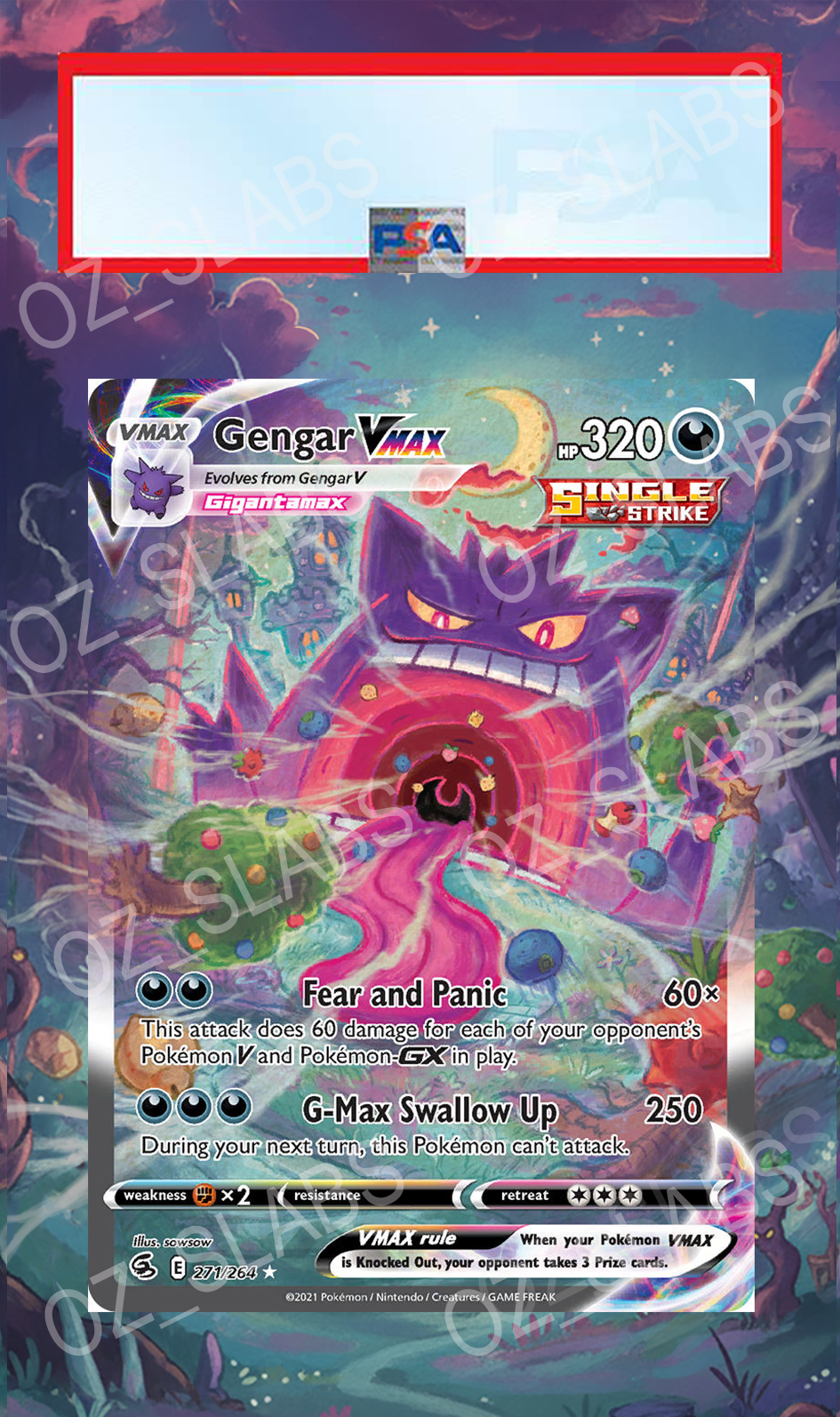 Gengar VMAX extended art case