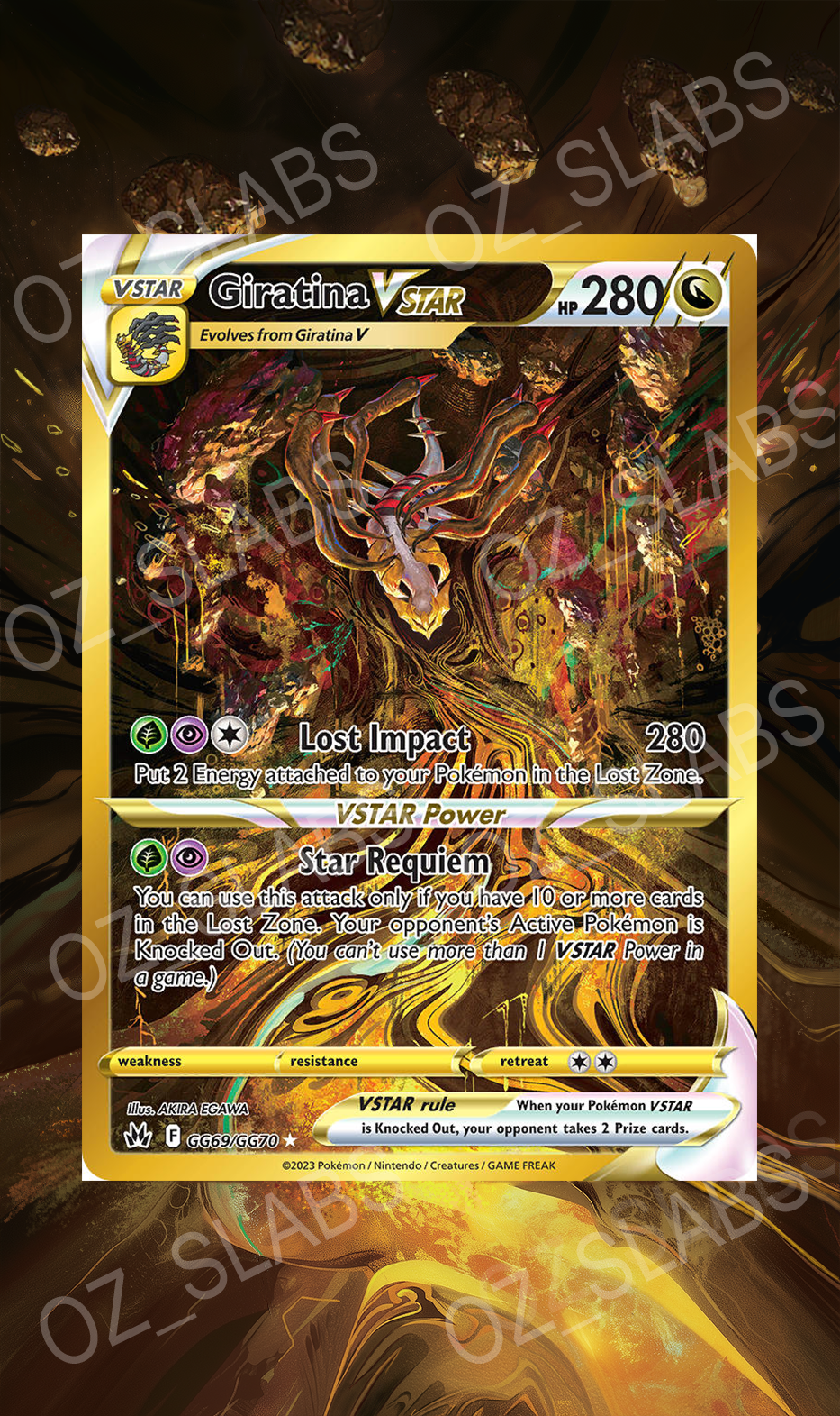 Giratina VSTAR extended art case