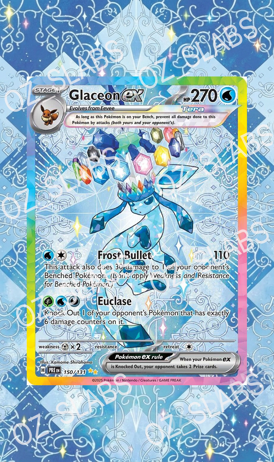 Glaceon EX extended art case