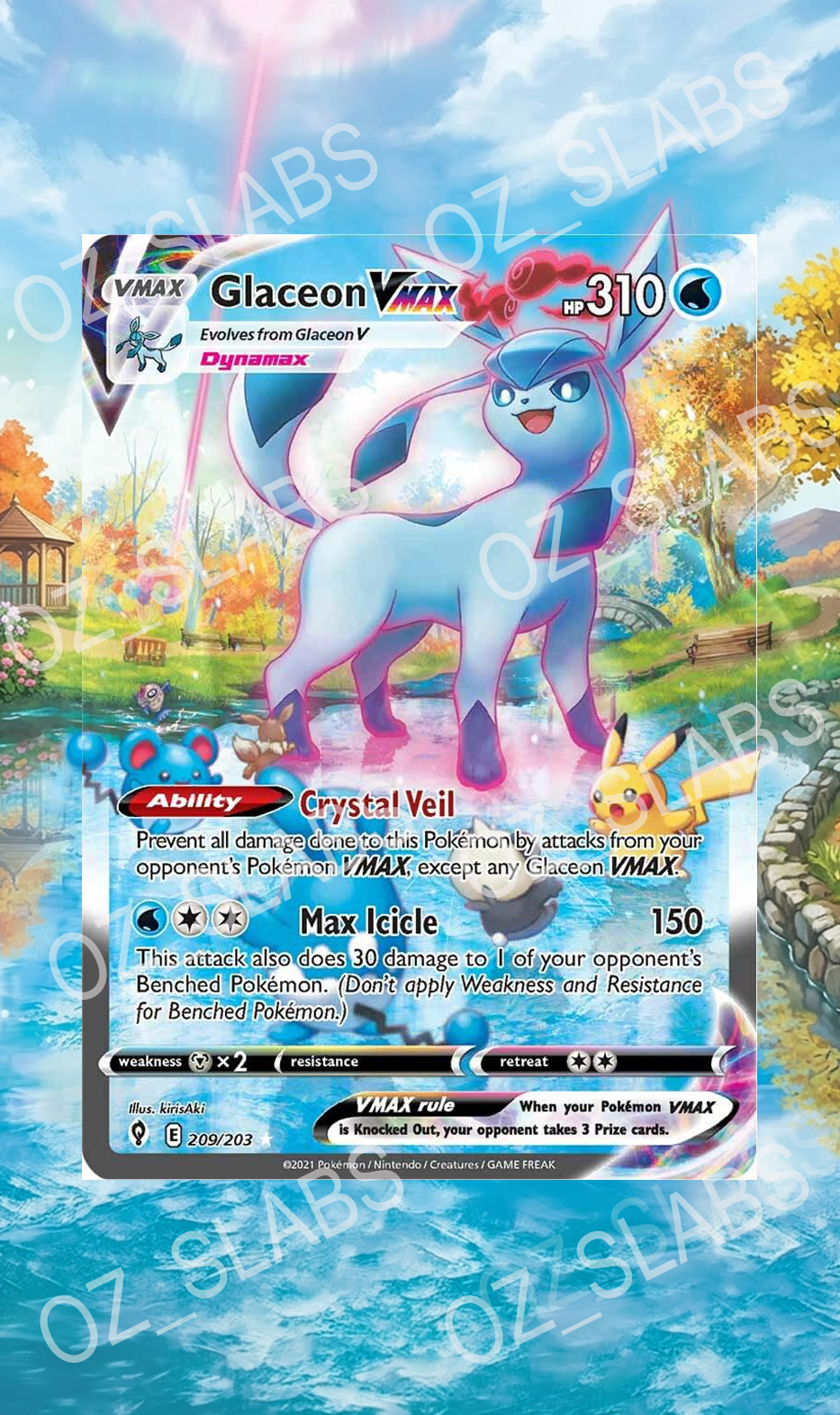 Glaceon VMAX extended art case