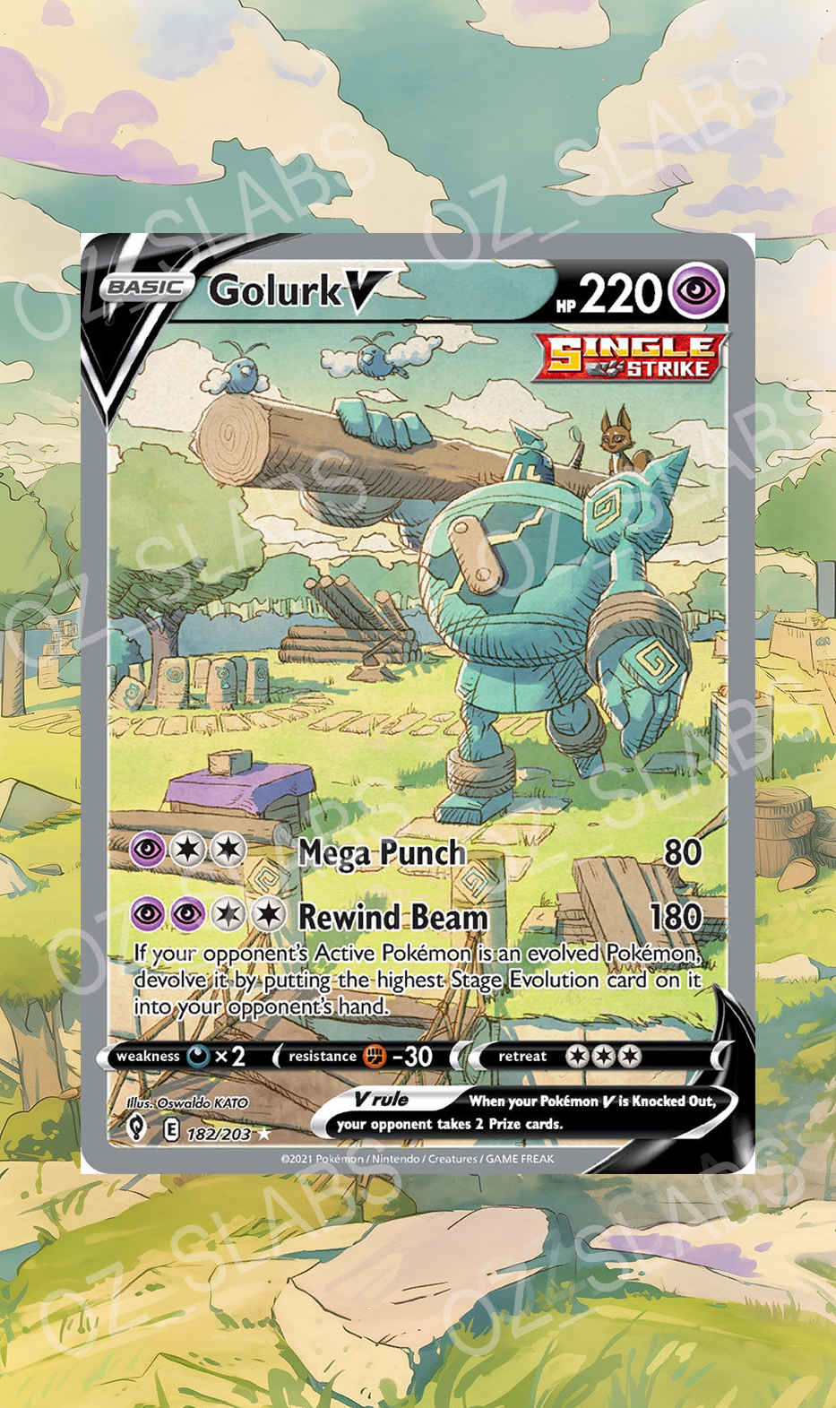 Golurk V extended art case