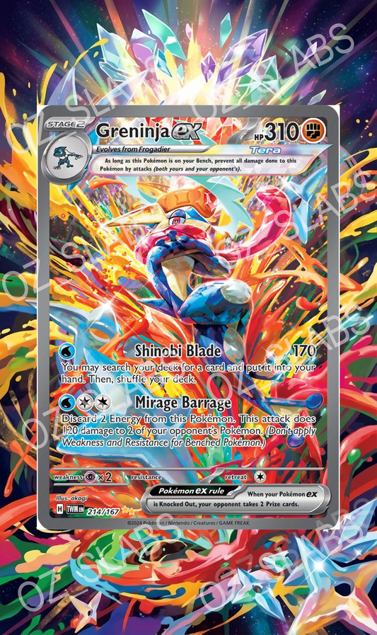Greninja EX extended art case