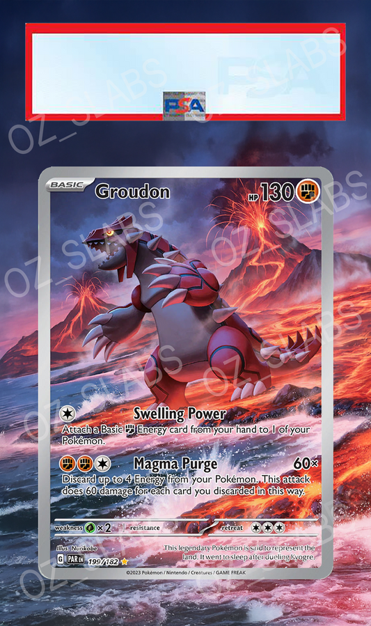 Groudon extended art case