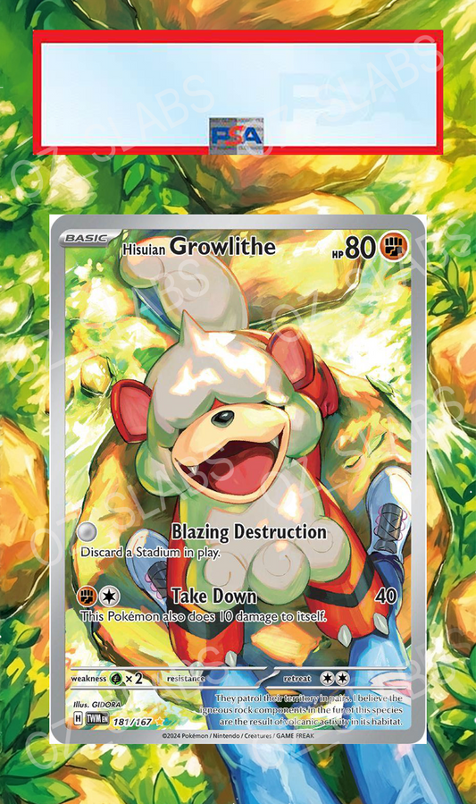 Hisuian Growlithe extended art case