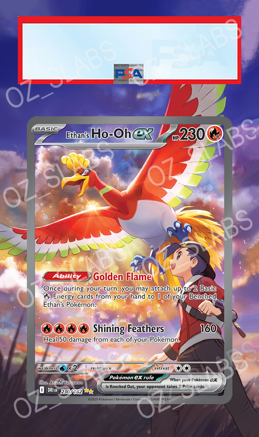 Ethan's Ho-Oh EX extended art case