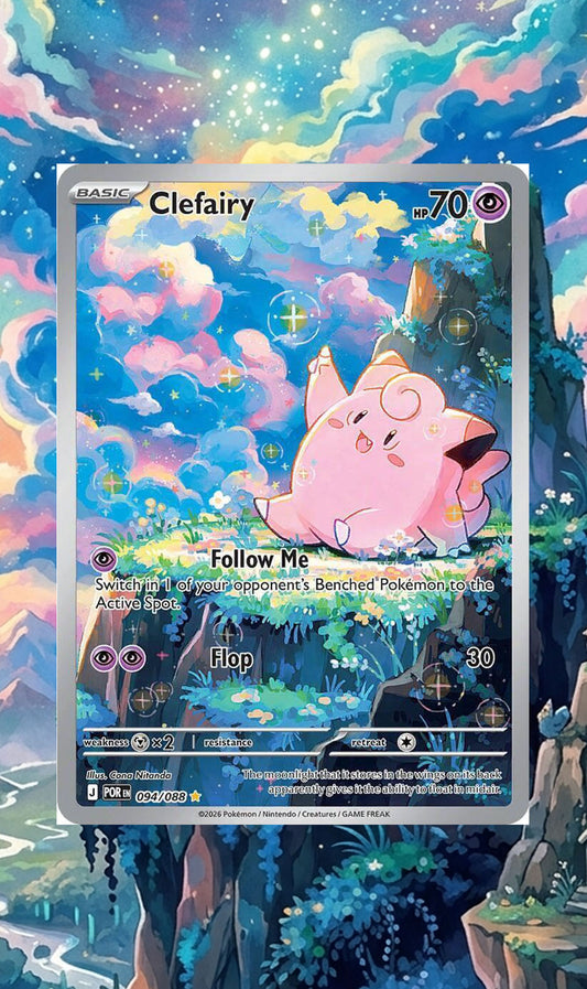 Clefairy extended art case