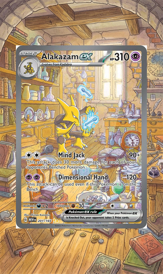 Alakazam EX extended art case