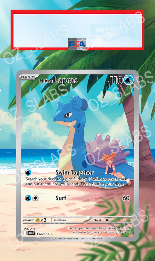 Misty's Lapras extended art case