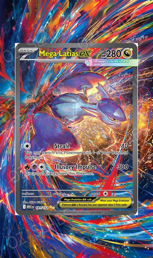 Mega Latias EX extended art case