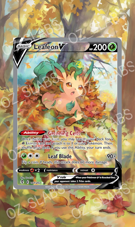 Leafeon V extended art case