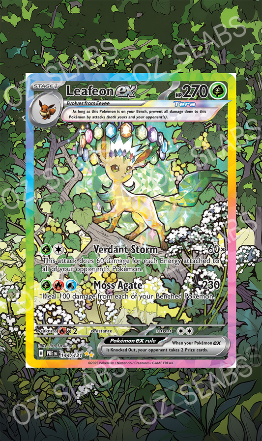 Leafeon EX extended art case