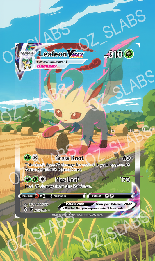 Leafeon VMAX extended art case