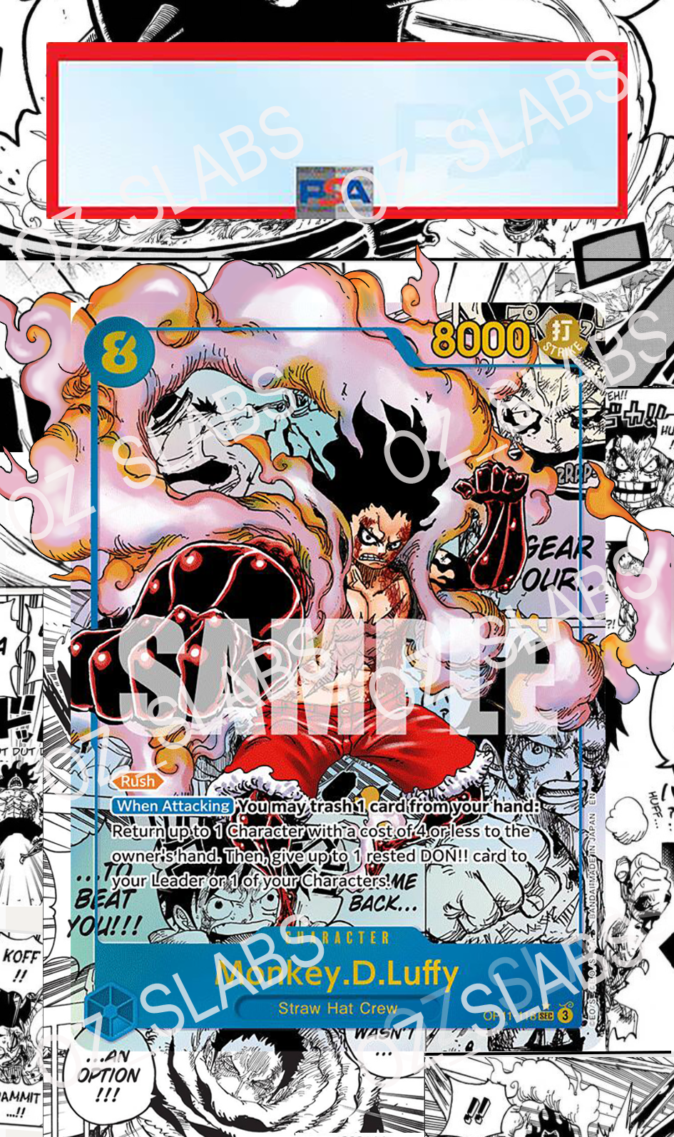 Monkey.D.Luffy Manga extended art case