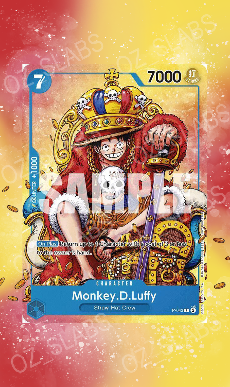 Monkey.D.Luffy extended art case
