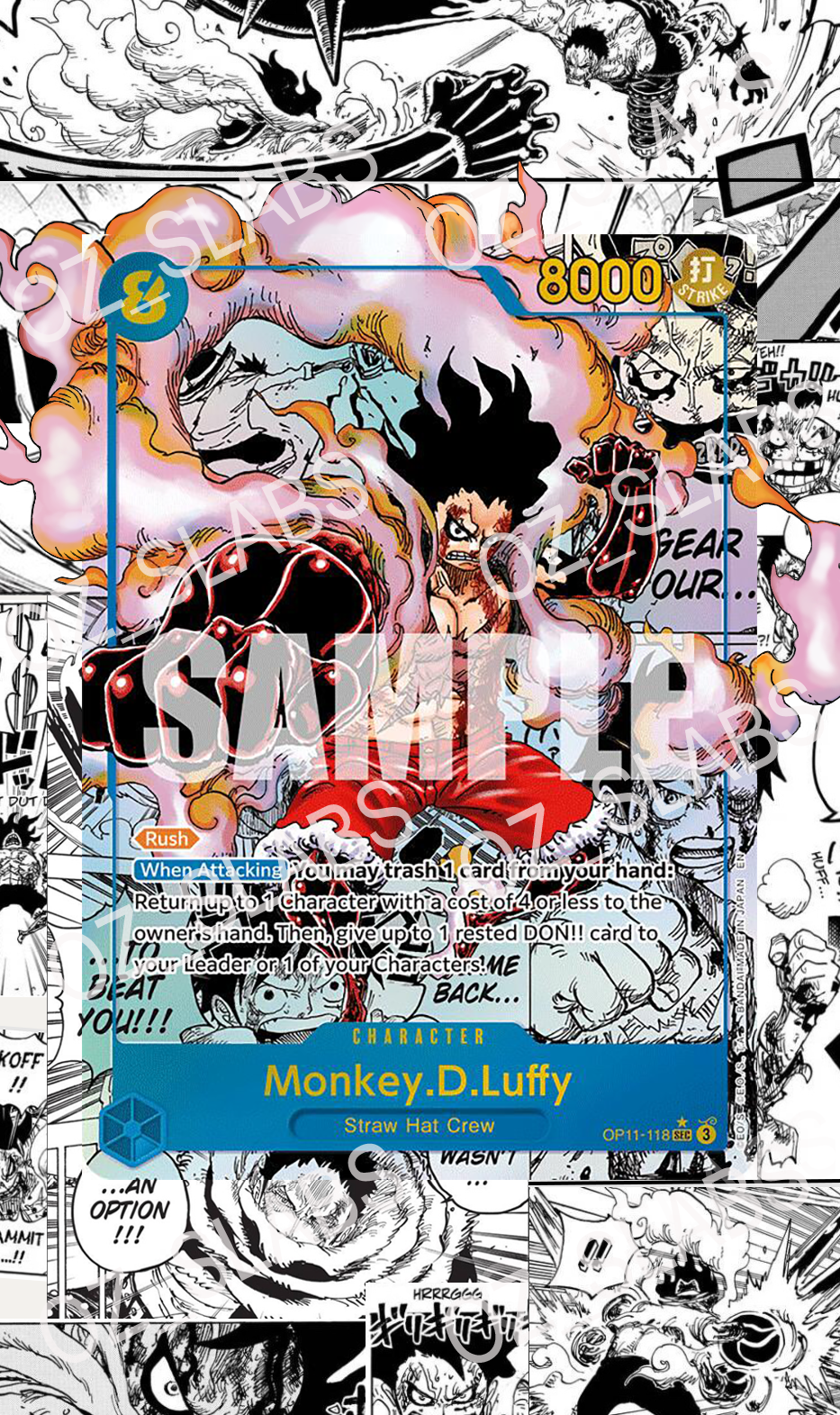 Monkey.D.Luffy Manga extended art case