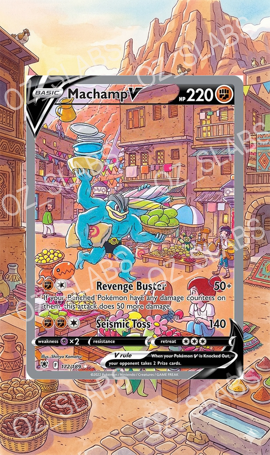 Machamp V extended art case