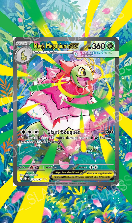 Mega Meganium EX extended art case