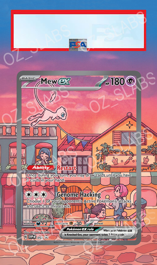 Mew EX Promo extended art case