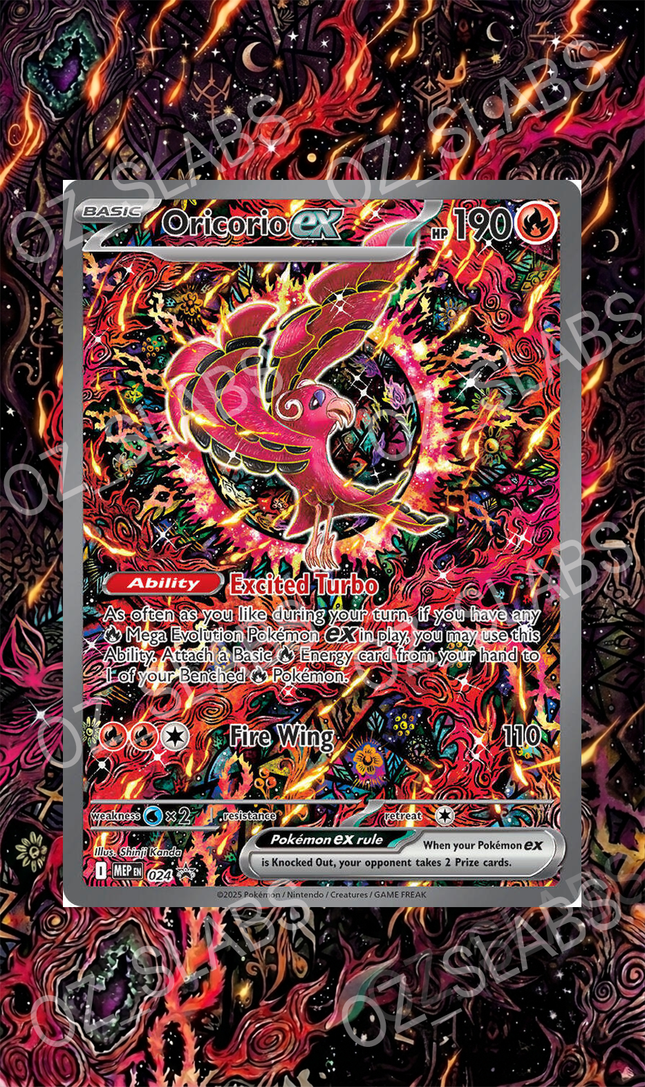Oricorio EX extended art case