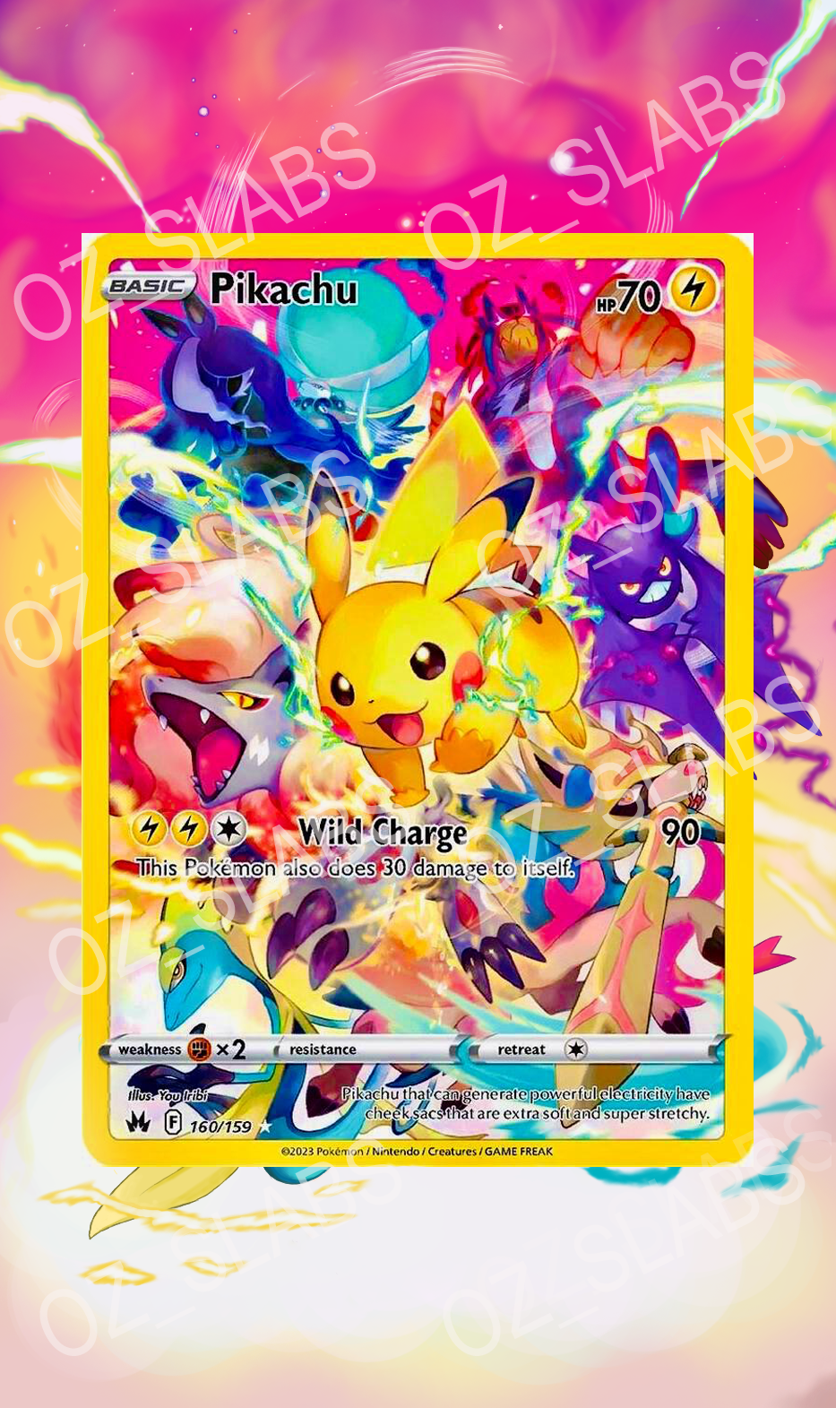 Pikachu extended art case