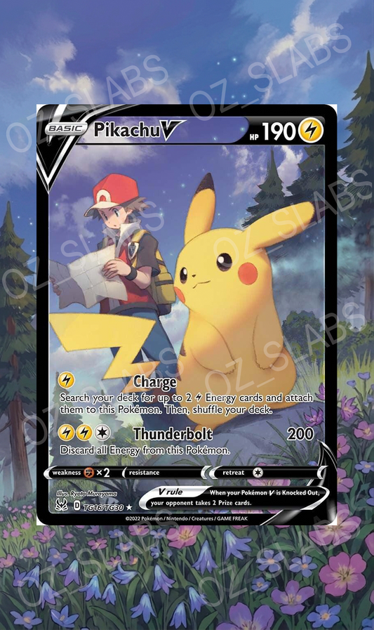 Pikachu V extended art case