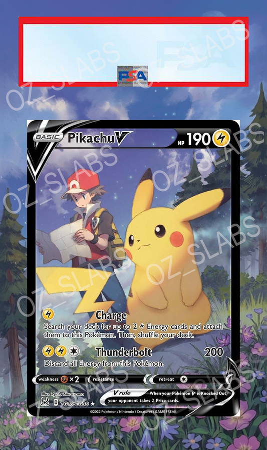 Pikachu V extended art case