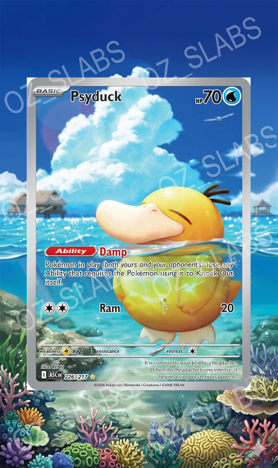 Psyduck extended art case