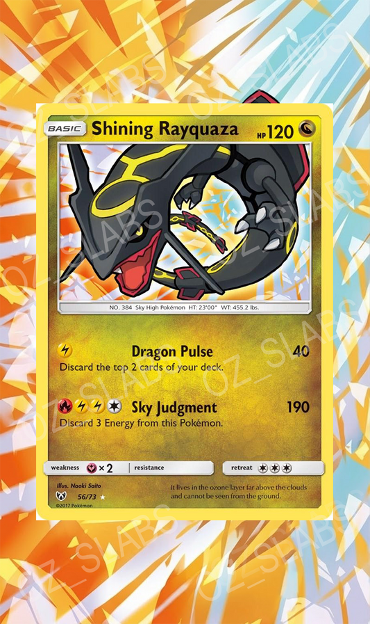 Shining Rayquaza extended art case